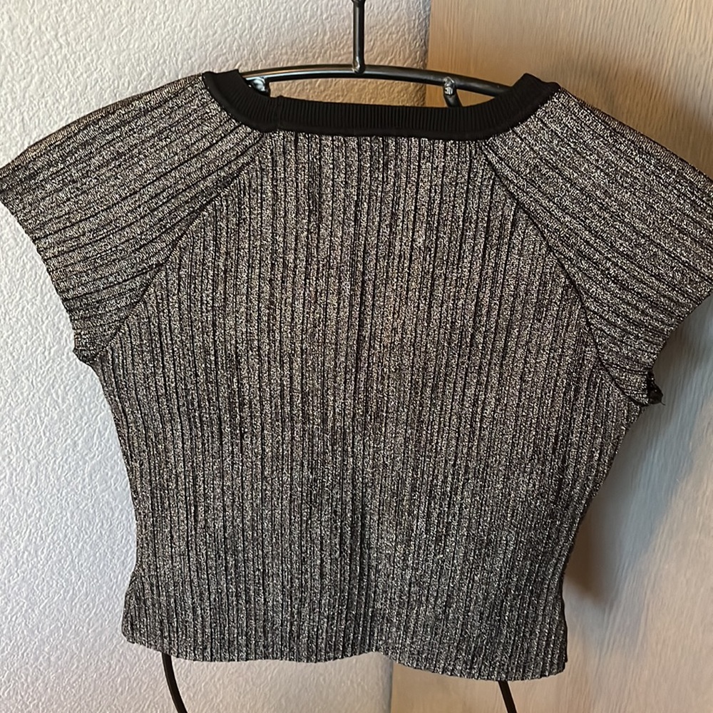 Rebecca Taylor stretch crop top S - Picture 3 of 5